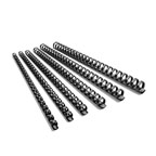 Comb Binding Rings 8mm, 100pcs/Box, Black