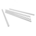 Partner 12mm Comb Binding Rings, 100/box, White