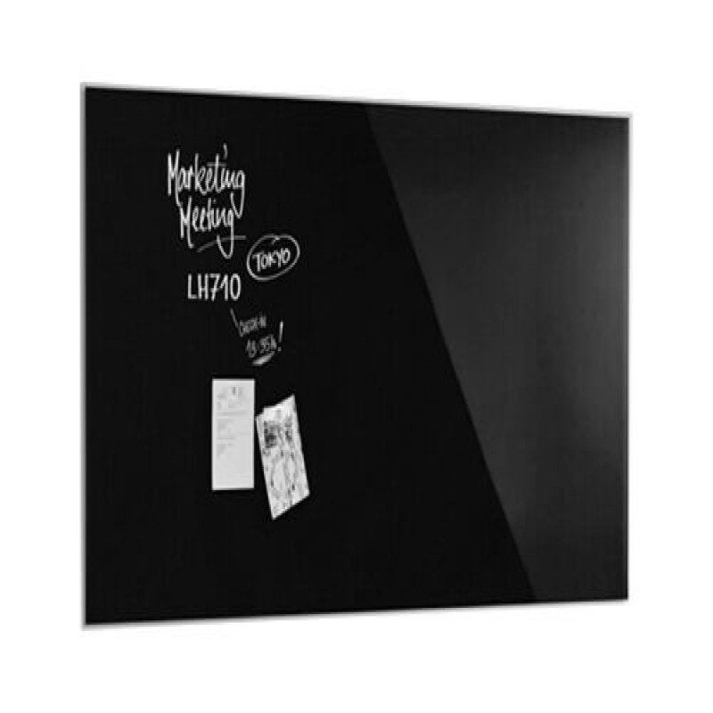 Magnetoplan glass boards 80CM X 60CM Black