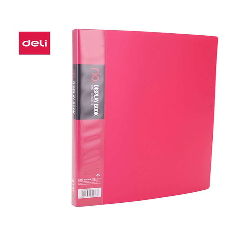 Deli Clear Display Book 30 Pockets