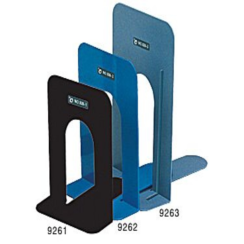 Deli 9261 Blue Metal Book Ends, 43x29x19cm