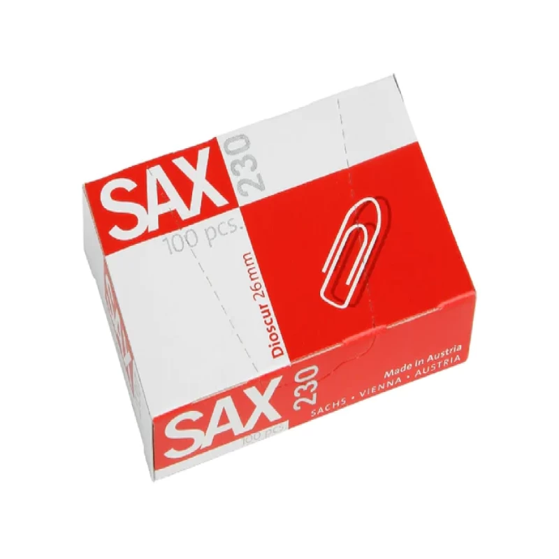 Sax 230 Paper Clips, 26mm