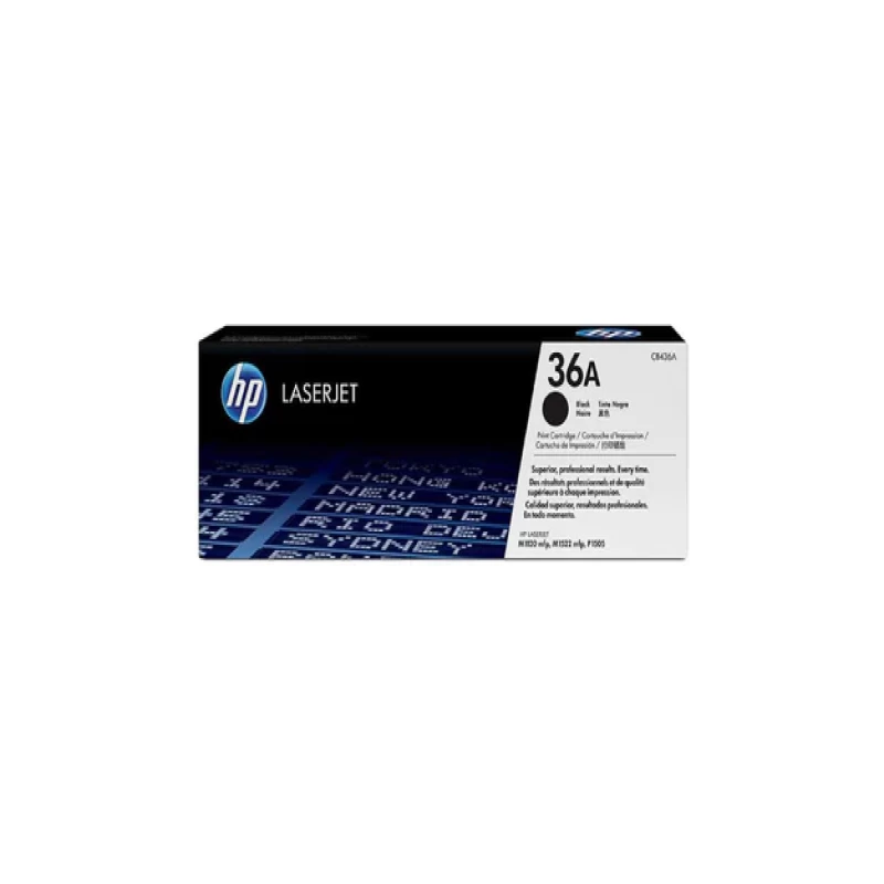 HP 36A Black Toner Cartridge - CB436A
