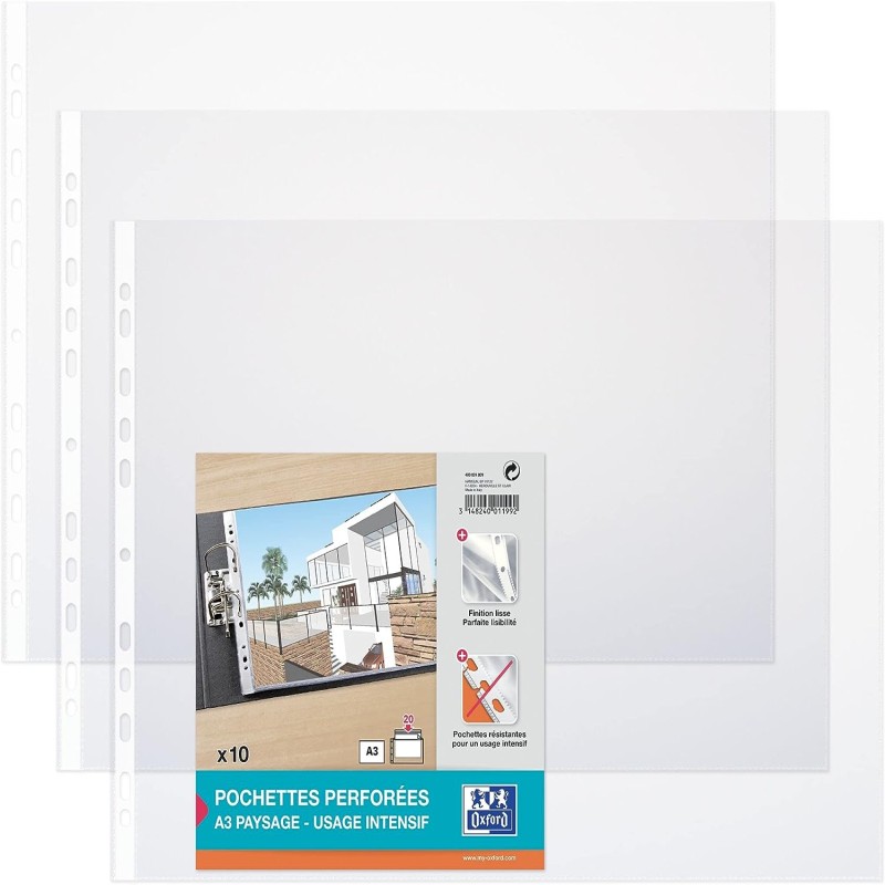 Elba Punched Pocket A3 