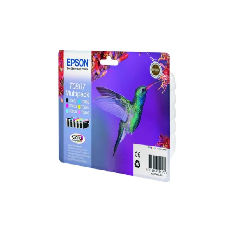 Epson T0807 Multipack Ink Cartridge