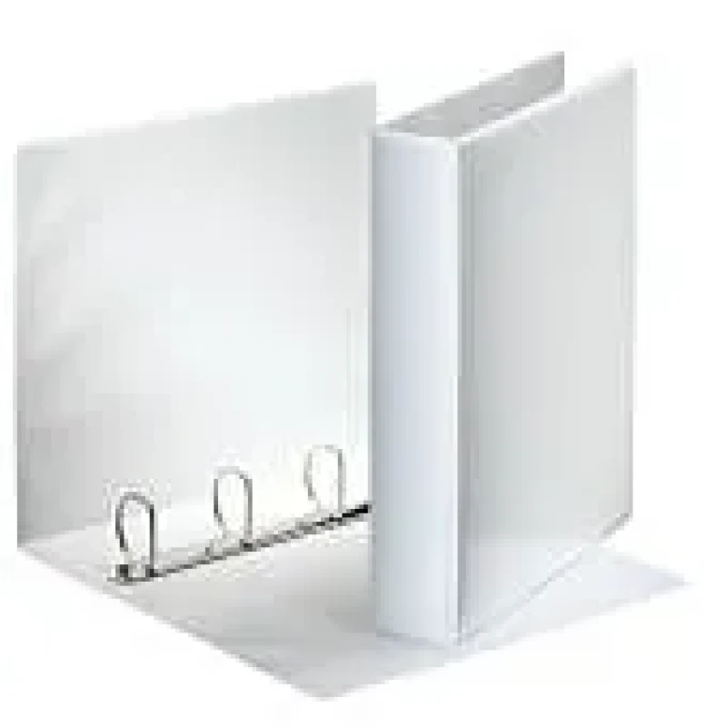 Alpha Presentation Binder 4 Rings A4, 50mm Spine, White 406
