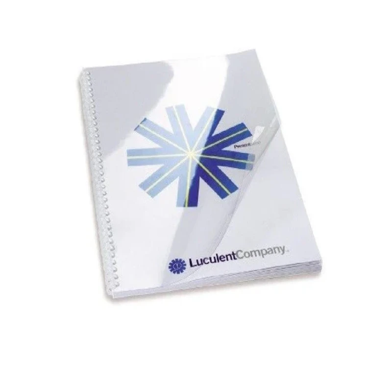 BC PVC HiClear Binding Cover, Transparent, 180Mic, A4 Pack Of-100