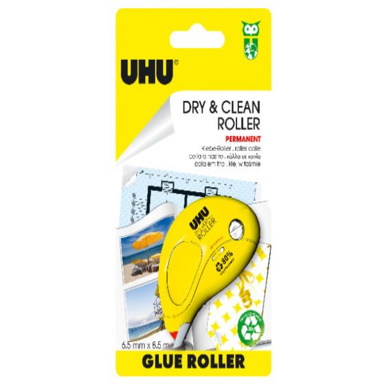 UHU Dry and Clean Roller 6.5mm x 8.5m-50465